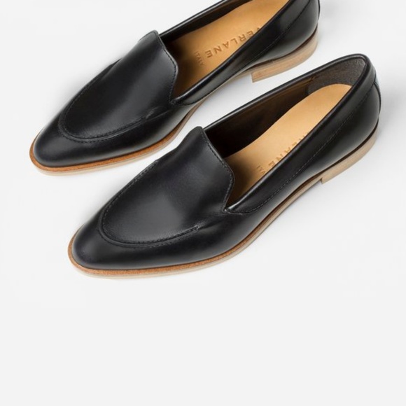 Everlane Shoes - Everlane Black Leather Modern Loafers Size 10 NWB